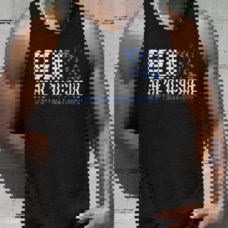 Generation X ユーモア 60年代 70年代 Gen-Xers 皮肉なジェネレーションx タンクトップ 彼への贈り物