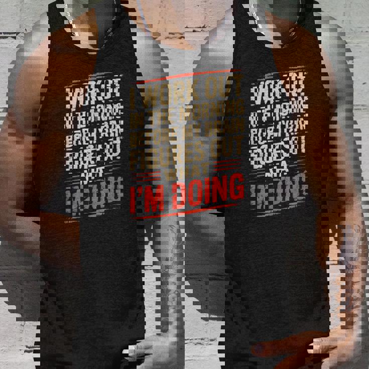 Gym Workout Weightlifting Humor Fitness Training Gear タンクトップ 彼への贈り物