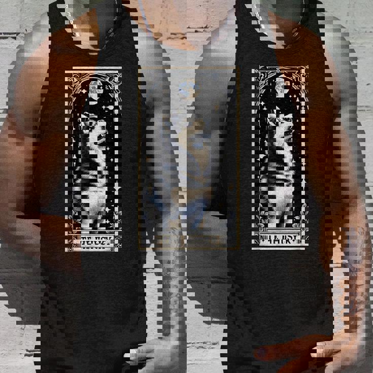 The Husky タロットカード メンズ レディース キッズ シベリアンハスキー タンクトップ 彼への贈り物