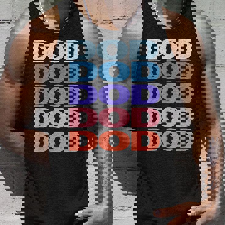 Modern Repeated Text Dod タンクトップ 彼への贈り物