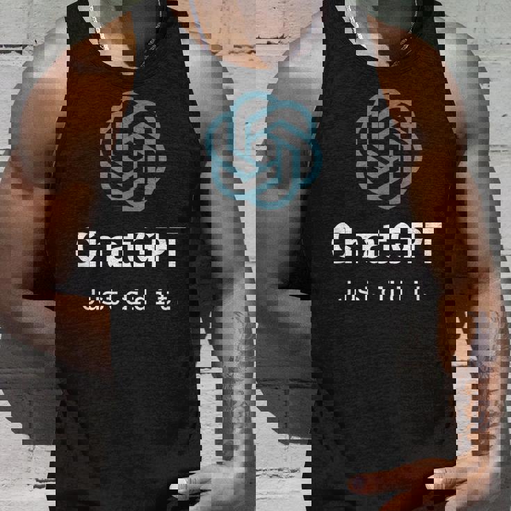 Nerd Chatgpt Just Did It デザイン タンクトップ 彼への贈り物