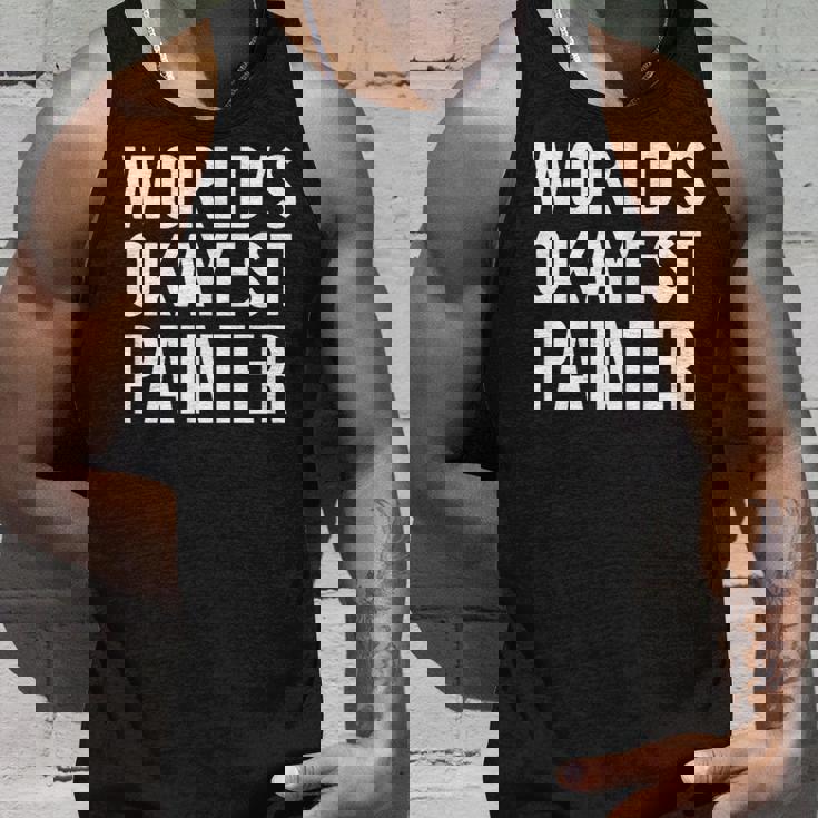 Painting Painter World's Okayest Painter タンクトップ 彼への贈り物