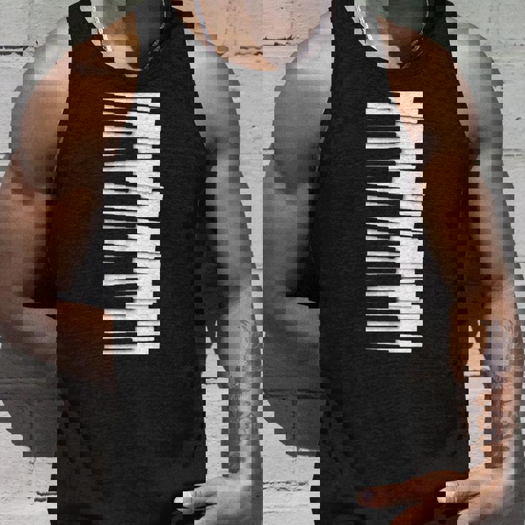 Wobbly ピアノキーボード – ピアニスト&ミュージシャンのグラフィック タンクトップ 彼への贈り物
