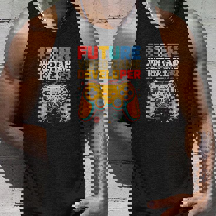 Futureideo Game Developer Gamer Coding Tech Geek タンクトップ 彼への贈り物