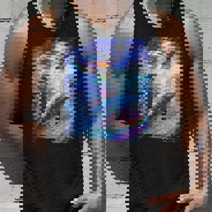 Galaxy Dolphin 宇宙のイルカ タンクトップ 彼への贈り物