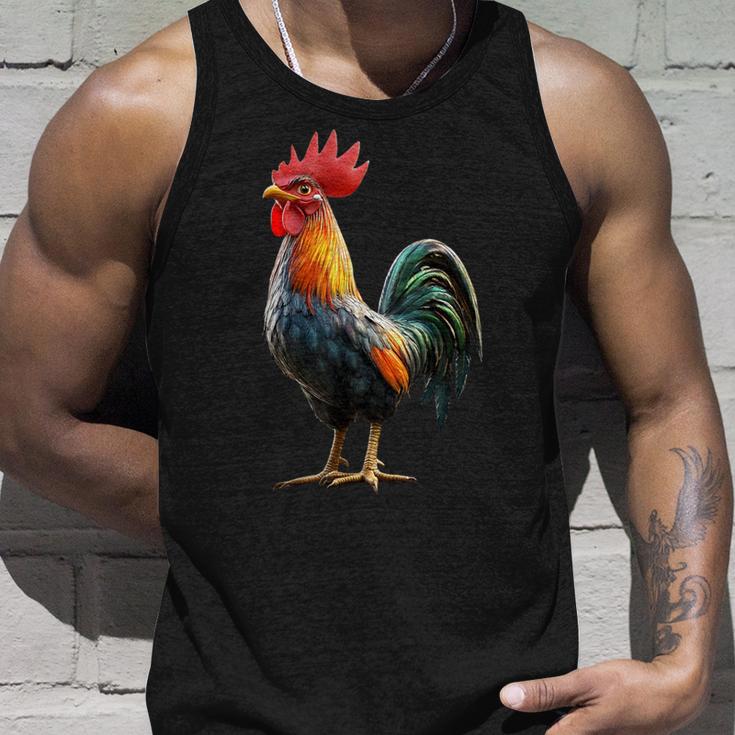 Gallo Pollo Papà Padre Pollaio Contadino Polli Canotta Regalos para él