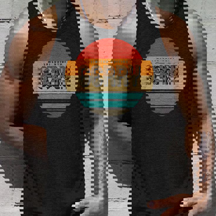 Gerry 名称 レトロ・ヴィンテージ・サンセット 限定版 タンクトップ 彼への贈り物