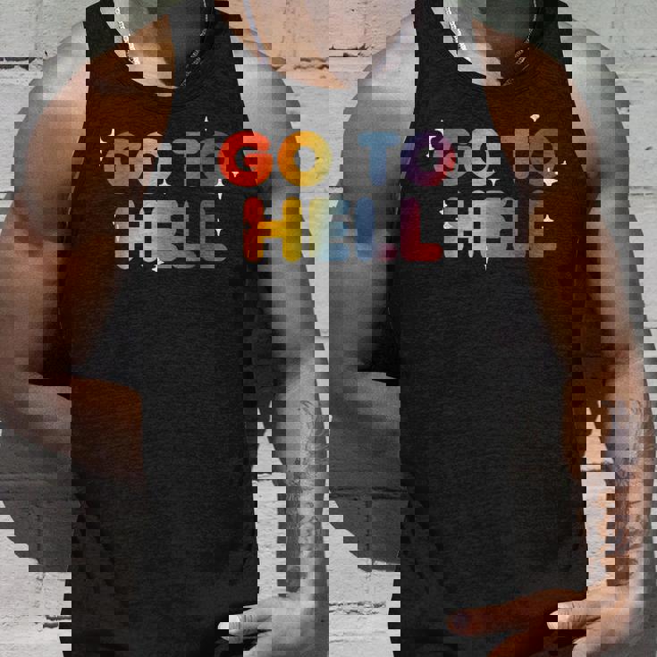 Go To Hell シャレた言葉 くたばれ タンクトップ 彼への贈り物