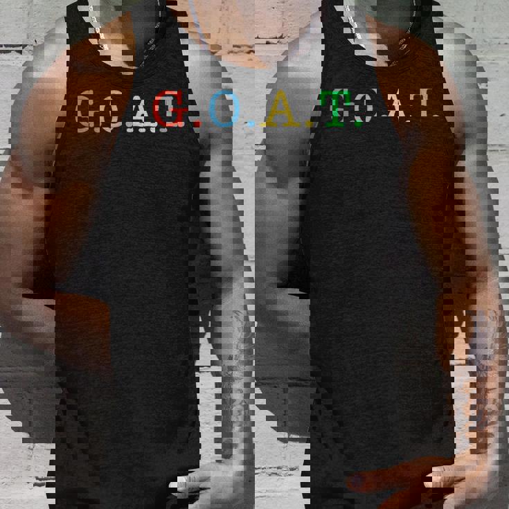 Goat Greatest Of All Time レインボーオールインチャンピオンtシャツ タンクトップ 彼への贈り物