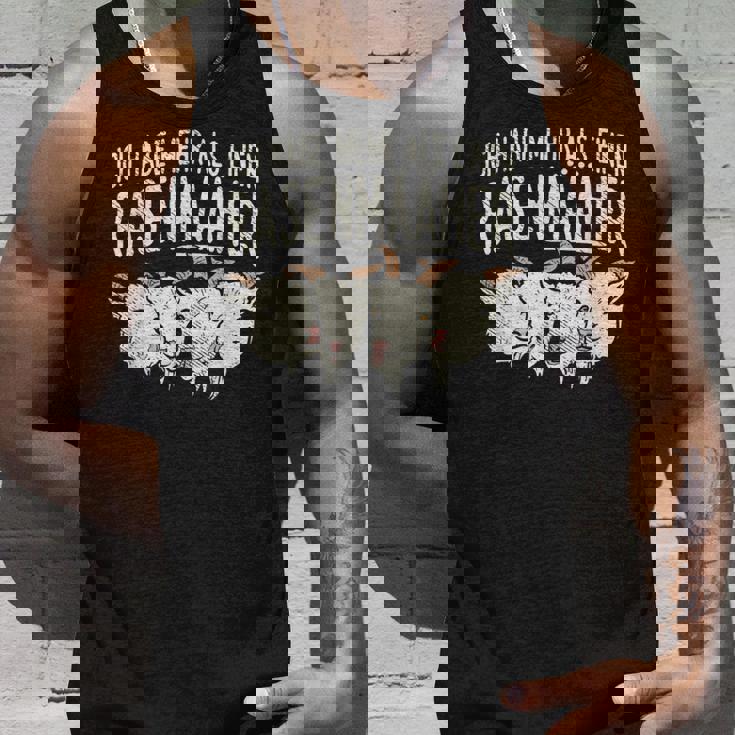 Goat I Have More Than A Lawn Mower Goat タンクトップ 彼への贈り物