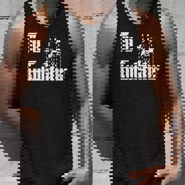 The Goodfather 父の日 ギフト グラフィック ホワイト タンクトップ 彼への贈り物