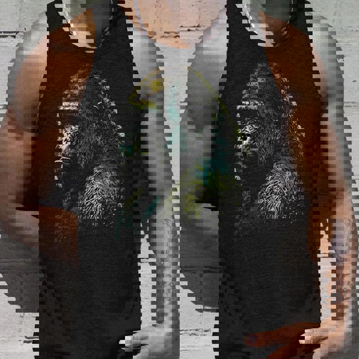 Gorilla モンキーアート 動物 タンクトップ 彼への贈り物