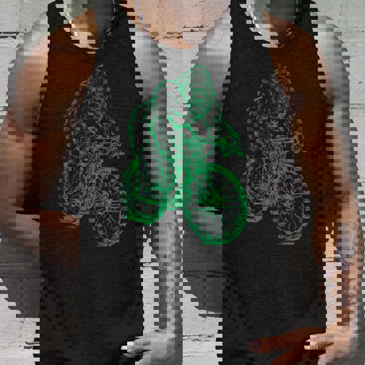 Gorilla ライディングバイク おもしろモンキー クール 動物 サイクリング 自転車 タンクトップ 彼への贈り物