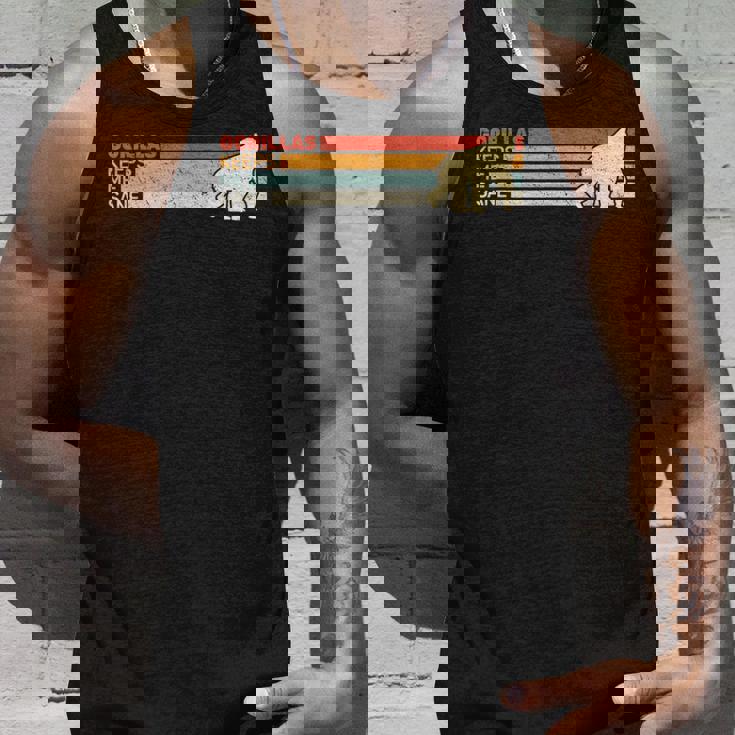 Gorillas Keep Meane Animal レディース ゴリラ ヴィンテージ 男性用 タンクトップ 彼への贈り物