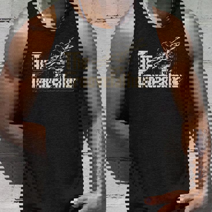 Groovefather ビンテージドラム ドラミング バンドドラマー タンクトップ 彼への贈り物