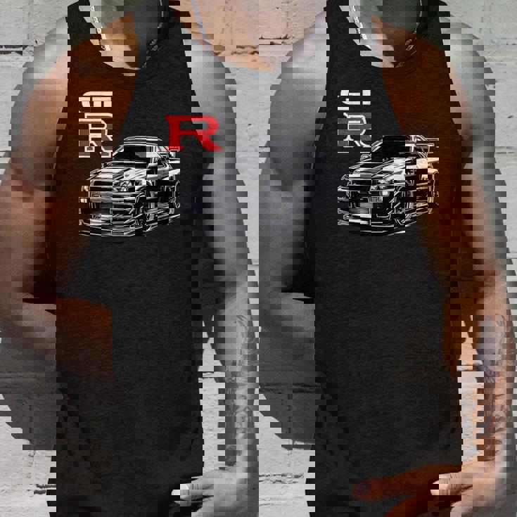 Gt R 34 レーシング ドラグ ドリフト Jdm Japan ストリートスポーツカー タンクトップ 彼への贈り物