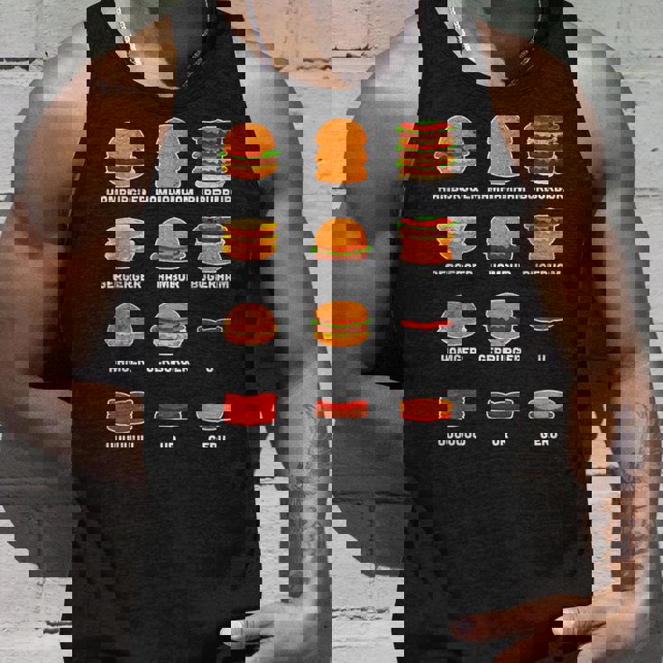 Ham Burgers Hamhamham Burburbur ハンバーガー大学 タンクトップ 彼への贈り物