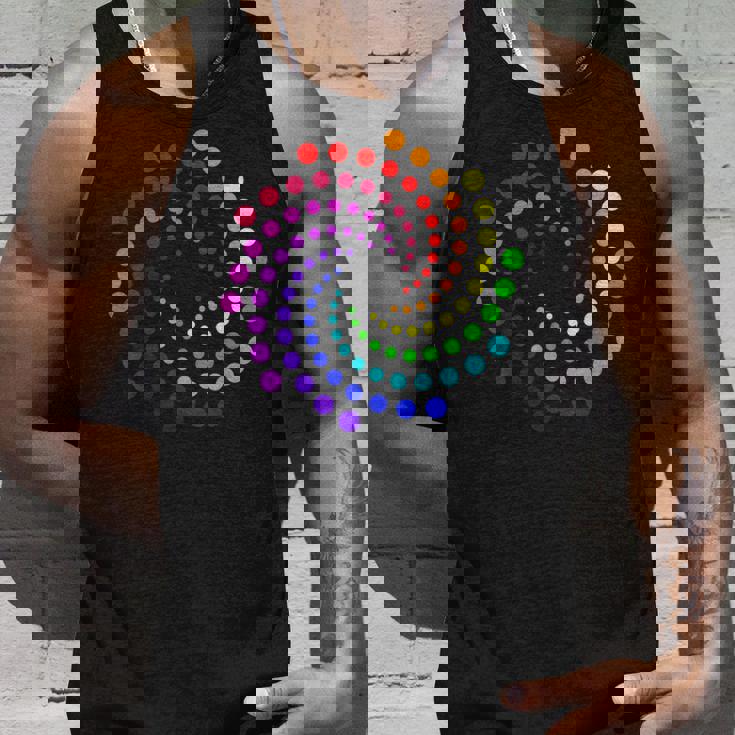 Happy Dot Day キッズ レインボー 水玉 スパイラル タンクトップ 彼への贈り物