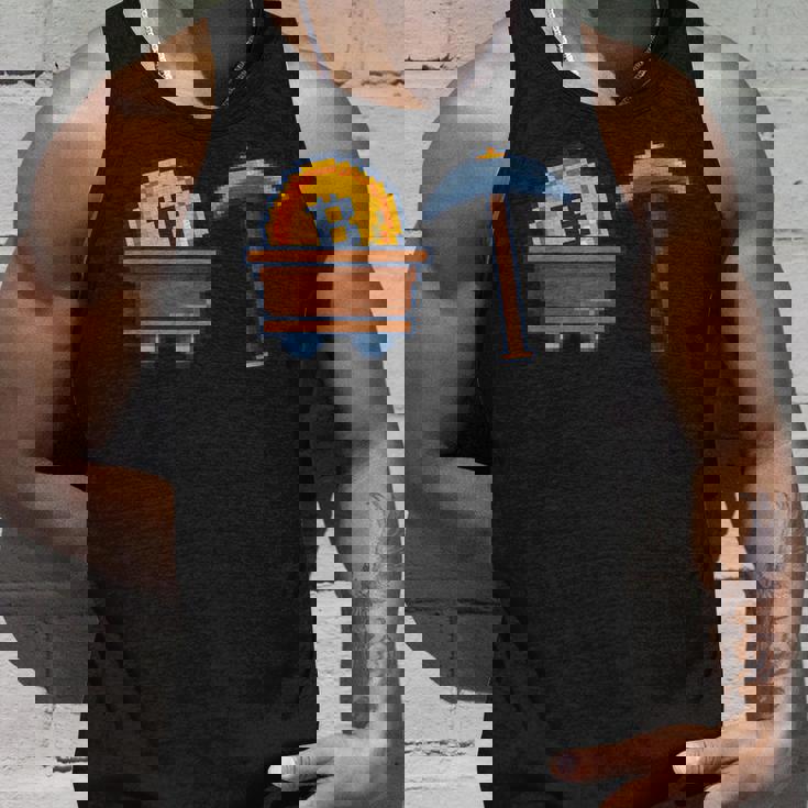 Hodl Btc モダンビットコインアート ビットコインマイニング ピクセル ビットコイン タンクトップ 彼への贈り物