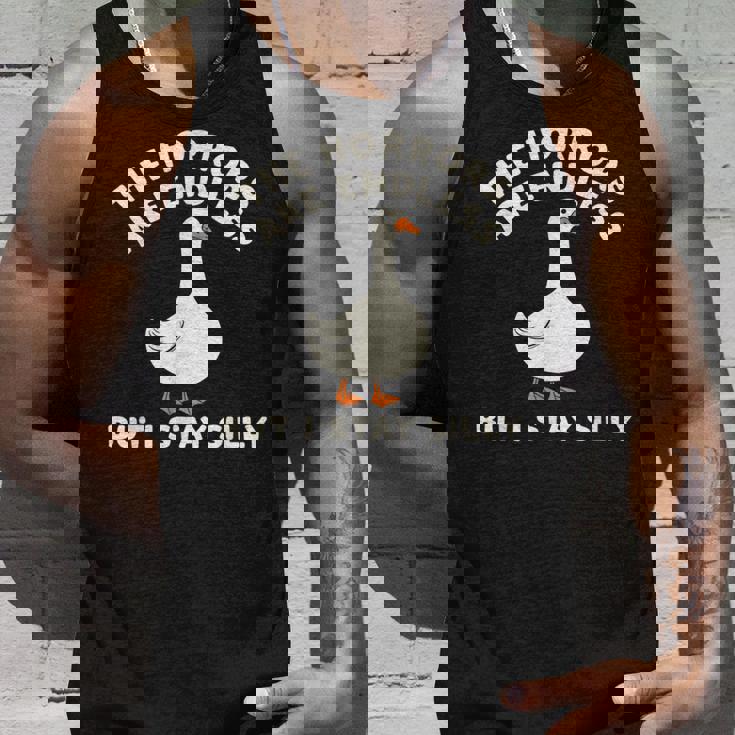 Horrors Are Endless But Itayilly Goose Friends ミームギフト タンクトップ 彼への贈り物