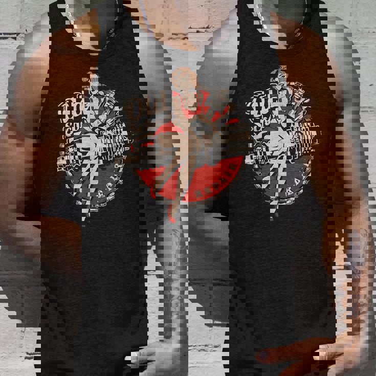 Hot Rod レトロ ヴィンテージ ヴィンテージ 車 ロカビリー オールドスクール タンクトップ 彼への贈り物