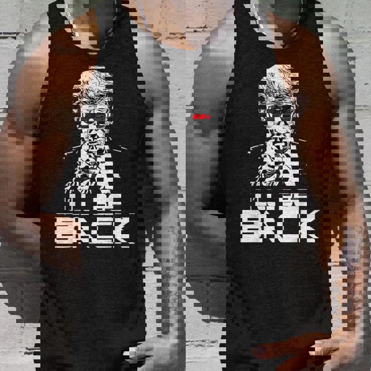 I'll Be Back 2024 ドナルド・トランプ 大統領用 おもしろサングラス タンクトップ 彼への贈り物