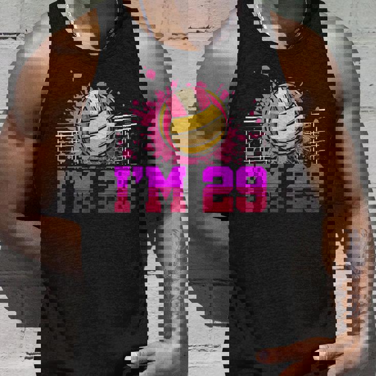 I'm 29Ports バレーボール選手 大人用 29歳の誕生日 タンクトップ 彼への贈り物