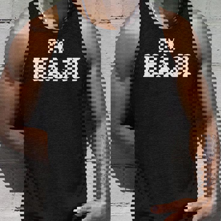 I'm Haji、My Name Is Haji、I Am Haji、パーソナライズ タンクトップ 彼への贈り物