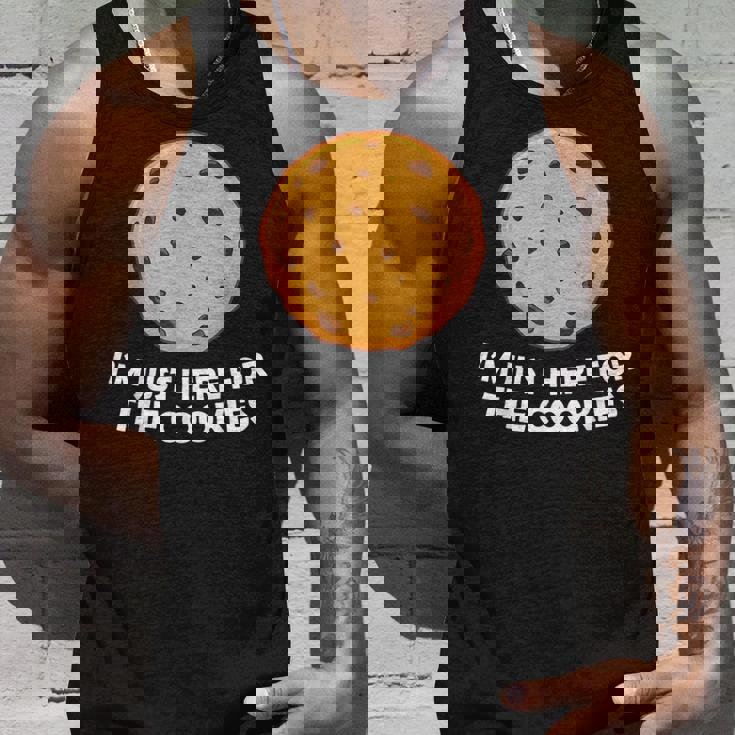 I'm Just Here For The Cookie 面白いチョコレートチップクッキー タンクトップ 彼への贈り物