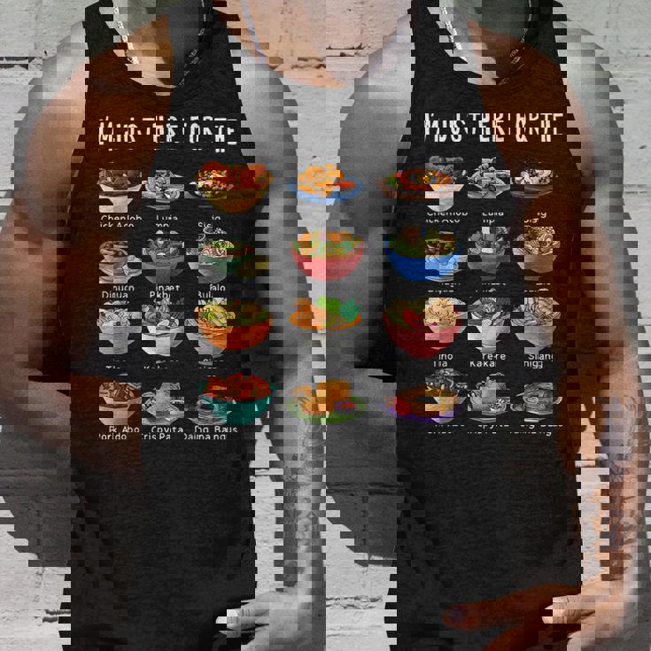 I'm Just Here For The Filipino Food トラディショナルピノイフード タンクトップ 彼への贈り物