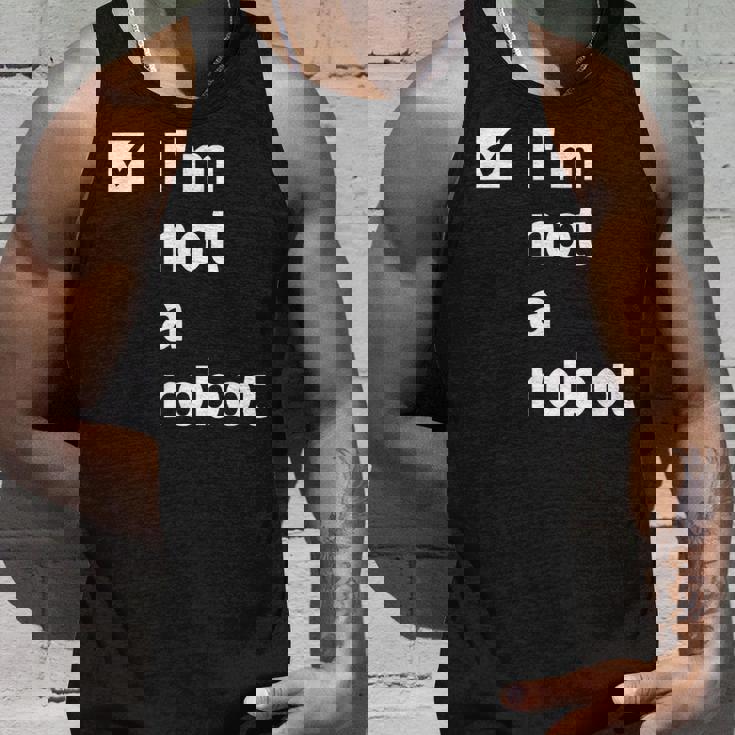 I'm Not A Robot Ai 人工知能ゲーマー タンクトップ 彼への贈り物