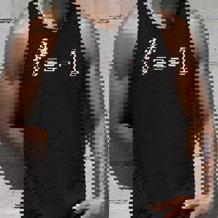 I2 -1 虚数《数学》方程式 【変なデザイン屋さん】理数系 数字 面白い タンクトップ 彼への贈り物