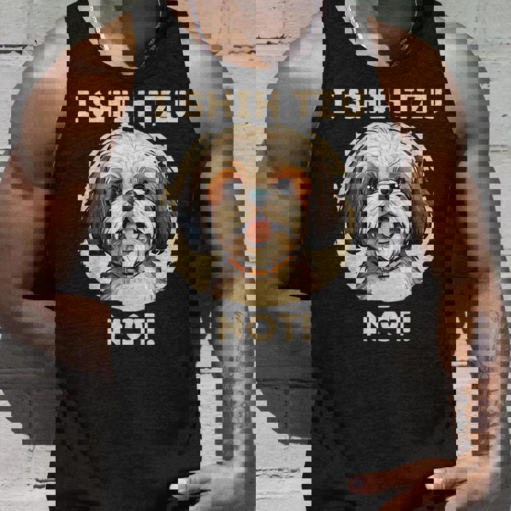 Ihih Tzu Not おもしろシーズー犬 タンクトップ 彼への贈り物