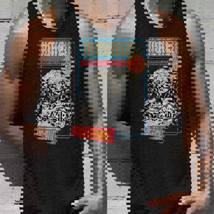 Ironhead Oldchool Hd ピンナップ レトロ オートバイ スポーツスター ホット タンクトップ 彼への贈り物