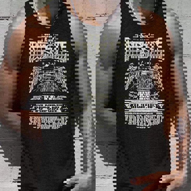 It's A Diesel Thing トラッカー トラック ドライバー メカニック 面白い メンズ タンクトップ 彼への贈り物