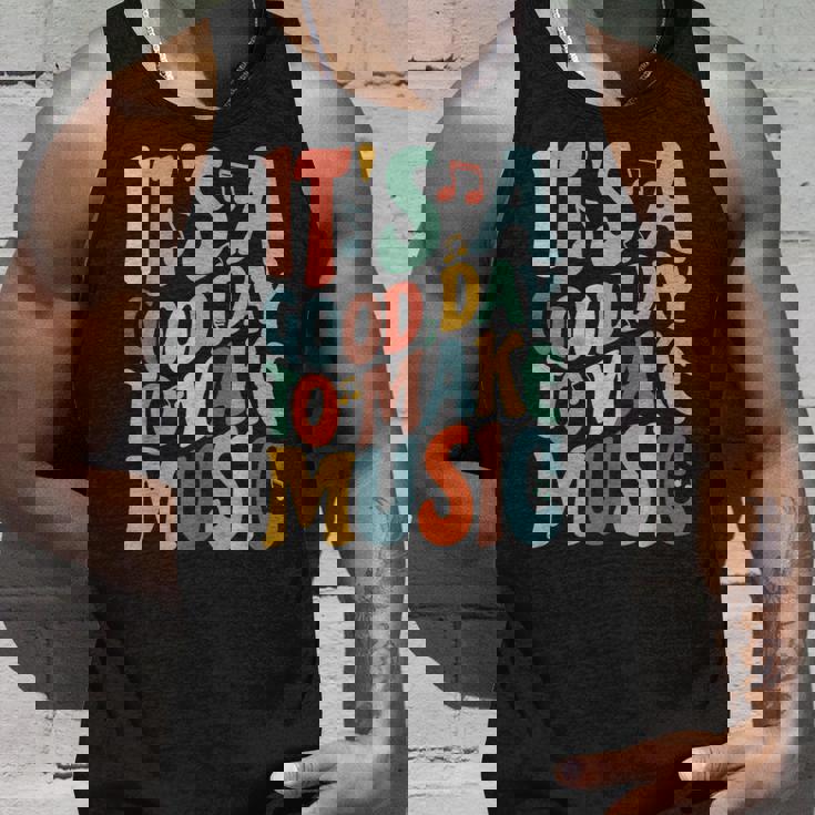 It's A Good Day To Make Music ミュージシャン バンド 音楽教師 タンクトップ 彼への贈り物