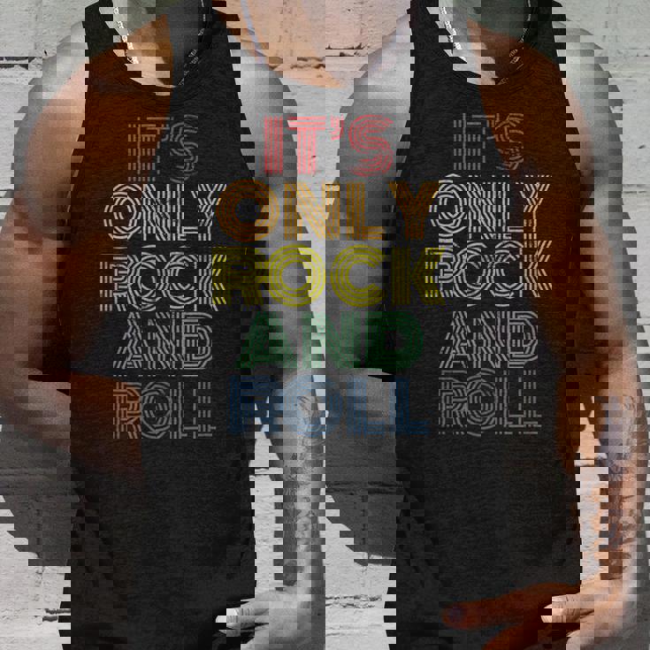 It's Only Rock And Roll ディストレスド ロック コンサート ヴィンテージ 70年代 タンクトップ 彼への贈り物