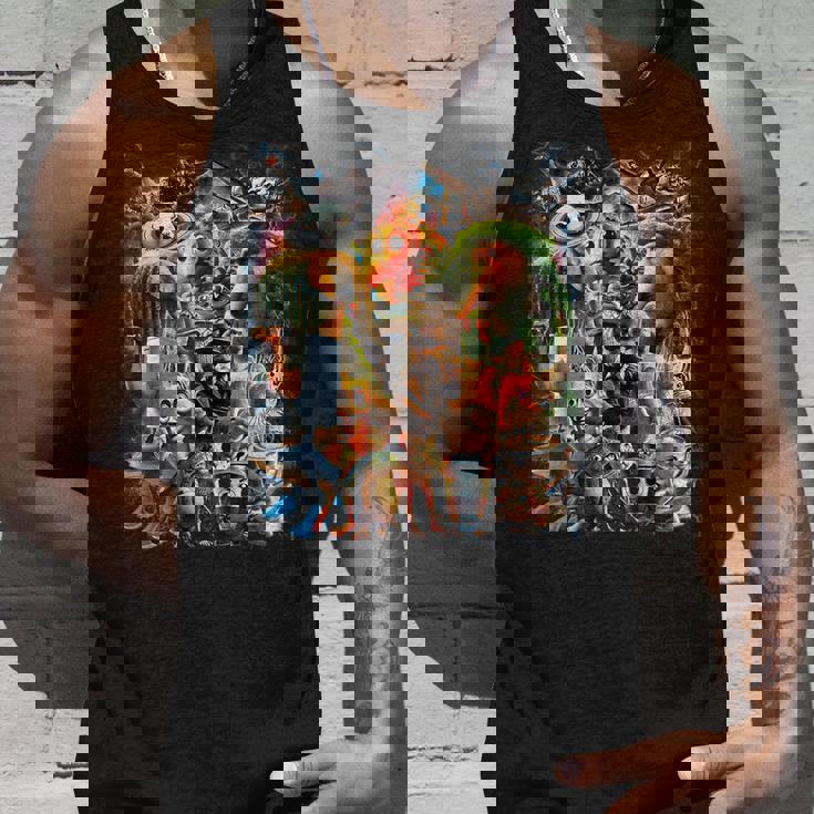 Italian Brainrot 面白い イタリアン ブレイン ロット ミーム キャラクター タンクトップ 彼への贈り物