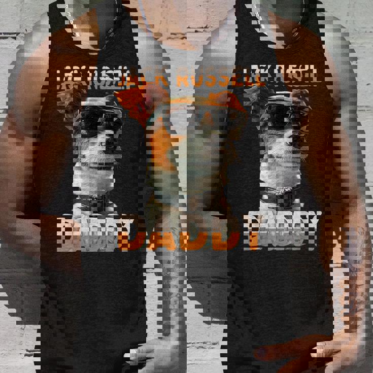 Jack Russell Daddyジャック・ラッセル・パパ・ヴァータグ・パパ・ジャック・ラッセル・テリア タンクトップ 彼への贈り物