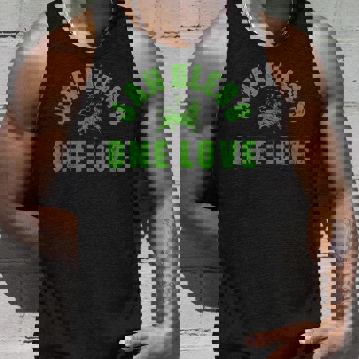 Jah Bless Reggae Music Lion Of Judah Jamaica レゲエ ダンスホール タンクトップ 彼への贈り物