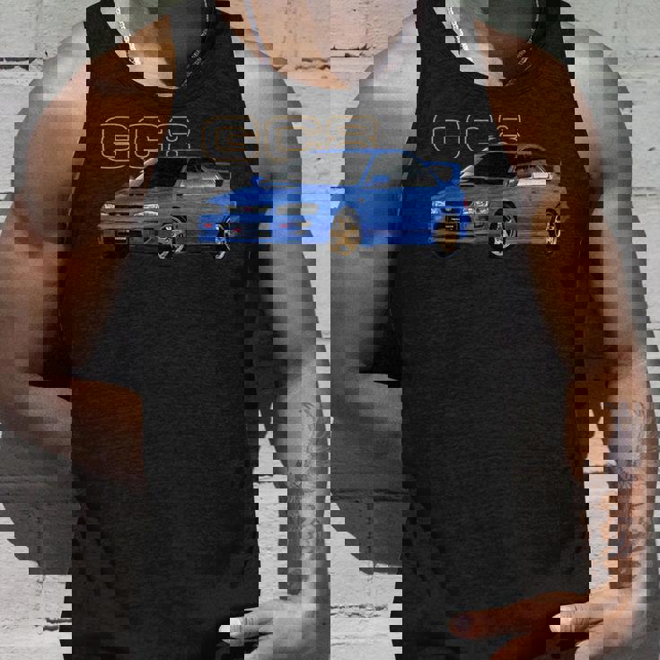 Jdm Rally Blue Car Gc8 バージョン5 タンクトップ 彼への贈り物