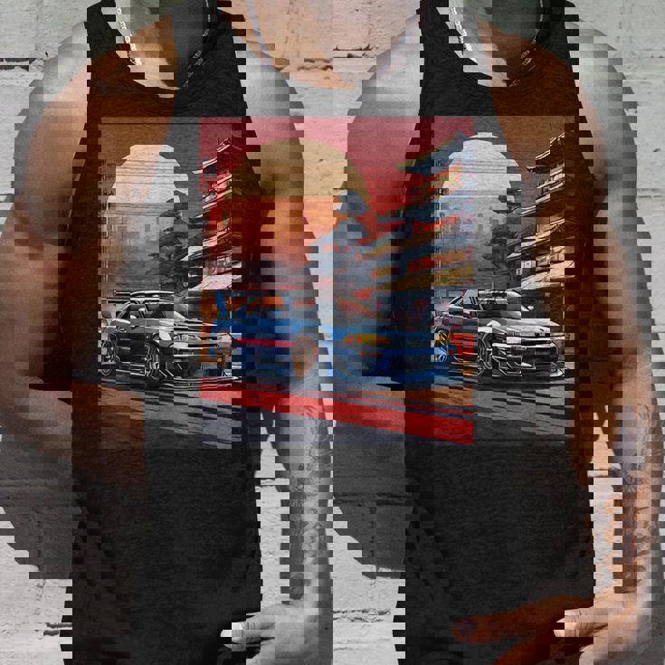 Jdm レトロ 日本自動車 レースカー 東京 スカイライン サンセット タンクトップ 彼への贈り物