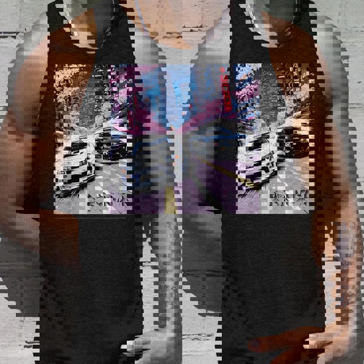 Jdm レースカーズ 東京ストリート ドリフト アニメ風 桜 タンクトップ 彼への贈り物