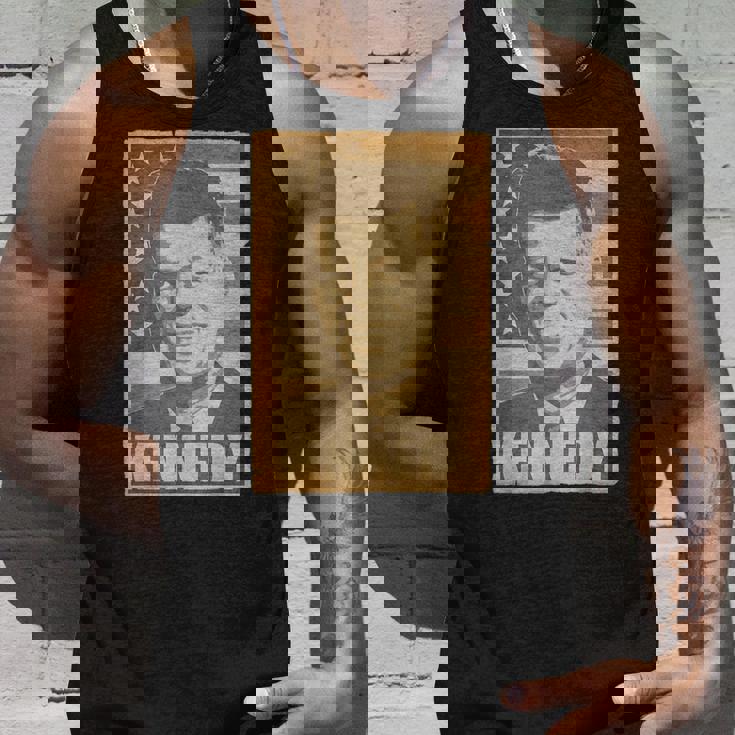 Jfk ジョン・F・ケネディ・トーンポスター タンクトップ 彼への贈り物