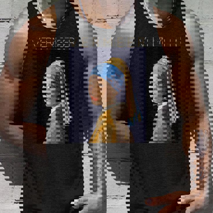 Johannesermeer アーティスト向け 真珠のイヤリングを持つ少女 タンクトップ 彼への贈り物