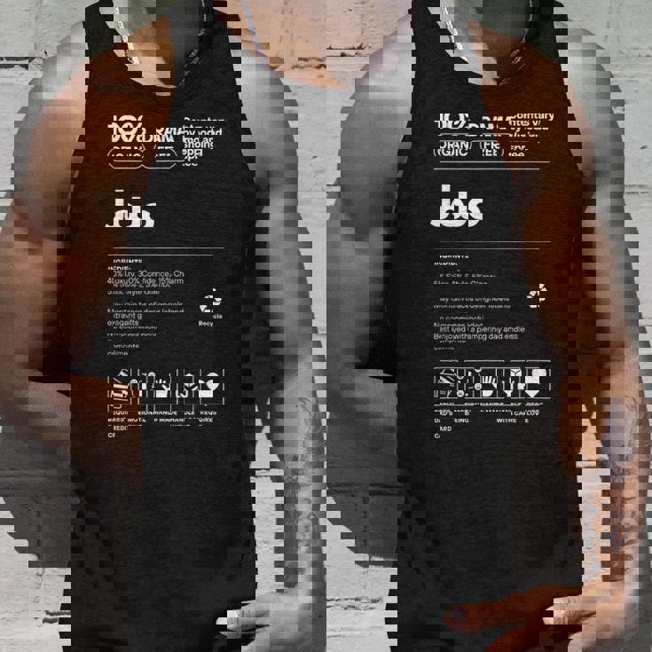 Jojo名札 皮肉な名前 ジョジョの栄養成分 タンクトップ 彼への贈り物