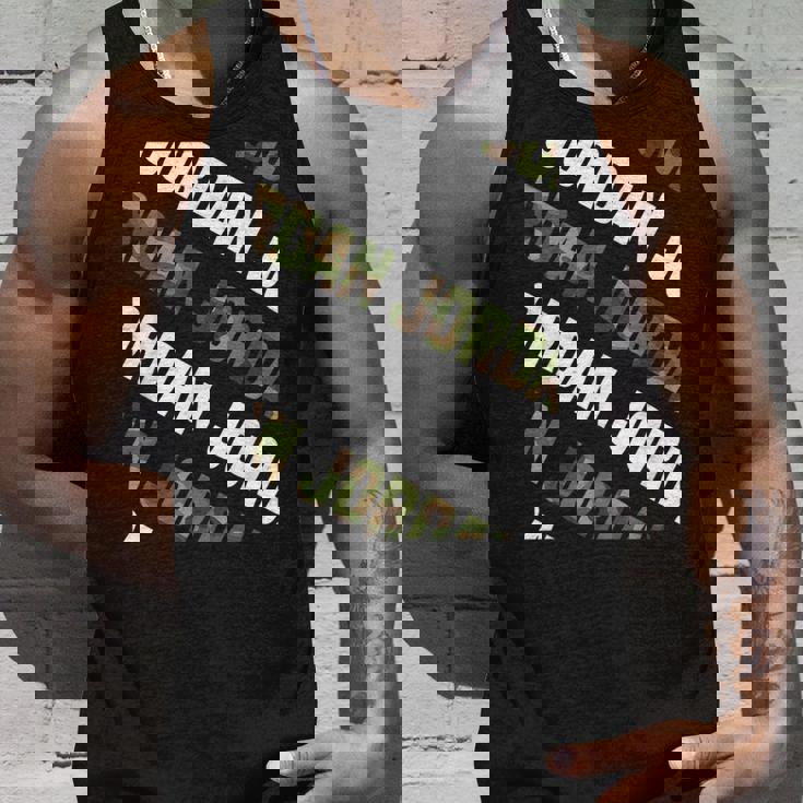 Jordanカモ柄グリーンカモフラージュ タンクトップ 彼への贈り物