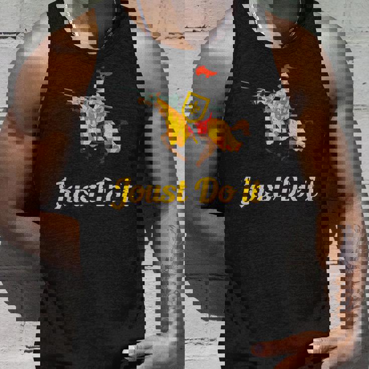 Jousting Joust Do It 中世の騎士tシャツ タンクトップ 彼への贈り物