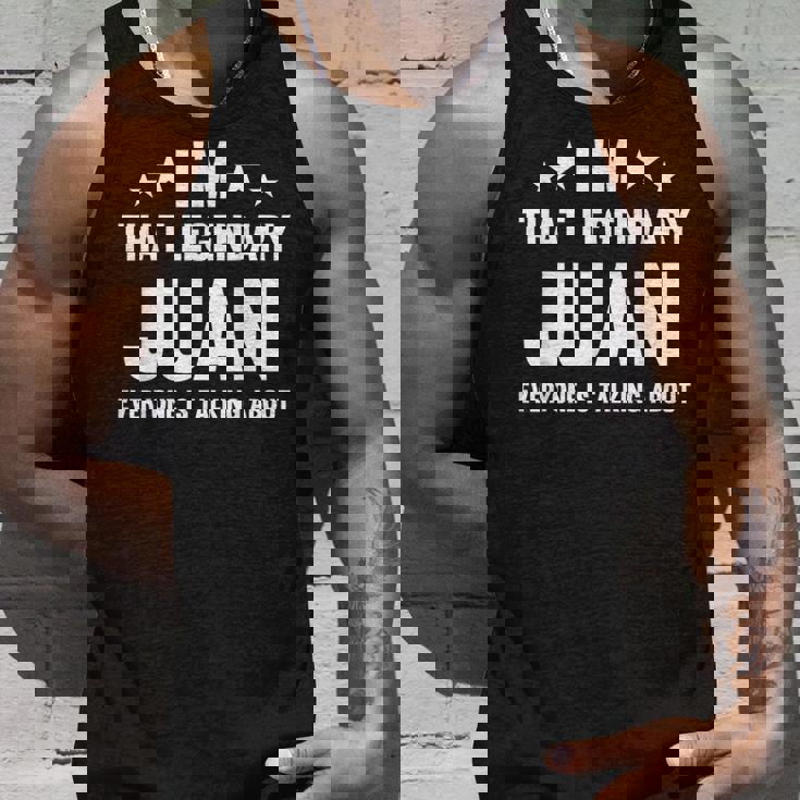 Juan 個人名 I'm That Legendary Juan Juan タンクトップ 彼への贈り物