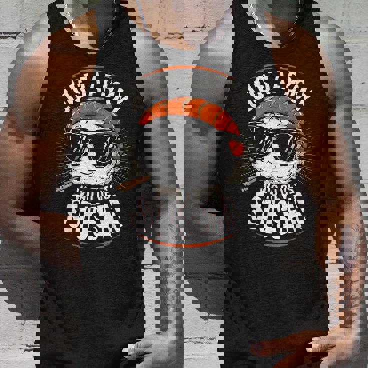 Just A Boy Who Lovesushis ushi Lover キッズ ボーイズ ティーン タンクトップ 彼への贈り物